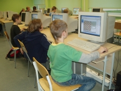 Õpilased arvutiklassis.